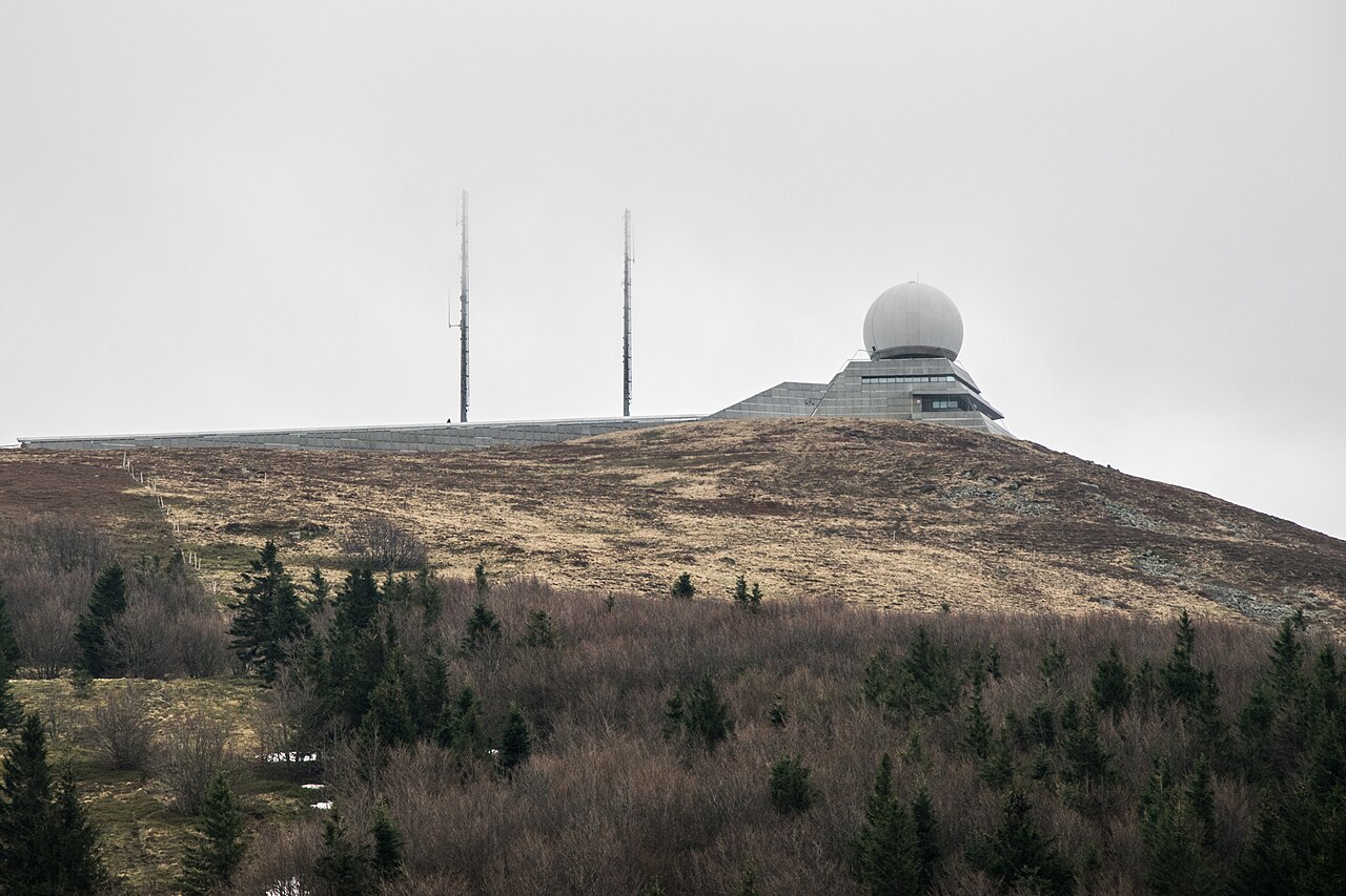 Paysage du Grand Ballon dans le massif des Vosges