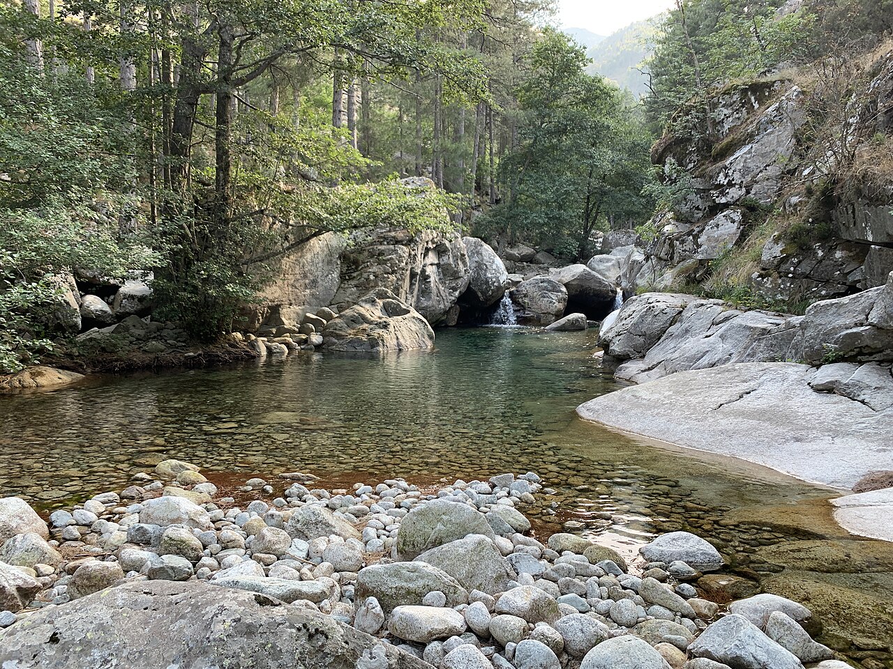Gorges de la Restonica près de Corte en Haute-Corse